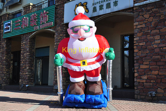 3M Santa Claus Skiing Dancing Skateboarding inflable
