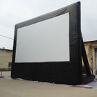 pantalla de cine al aire libre inflable del proyector de 0,55 milímetros, pantalla de proyector inflable enorme