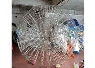 bola humana inflable de la burbuja del hámster del claro del PVC de 0.8m m