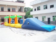 Parques inflables del agua del salto de la aguamarina/diapositiva inflable del despilfarrador de la isla del agua