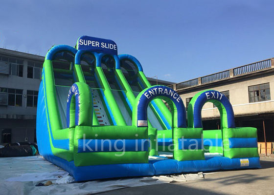 juego inflable de los deportes del tobogán acuático del alto parque comercial de 0.55m m