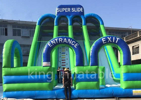 juego inflable de los deportes del tobogán acuático del alto parque comercial de 0.55m m