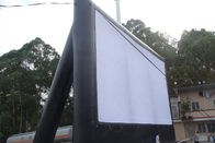 Pantalla de cine inflable al aire libre del patio trasero de la prenda impermeable con los ventiladores