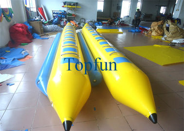 Línea doble barco de plátano inflable para 7 personas/los barcos de elaboración del plátano inflable