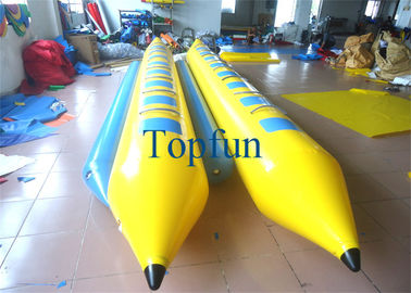 Línea doble barco de plátano inflable para 7 personas/los barcos de elaboración del plátano inflable