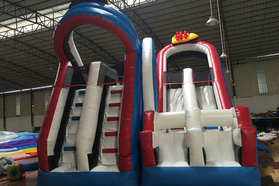 Diapositiva inflable de la montaña rusa del juego de los niños, diapositiva inflable del parque de Amusemet