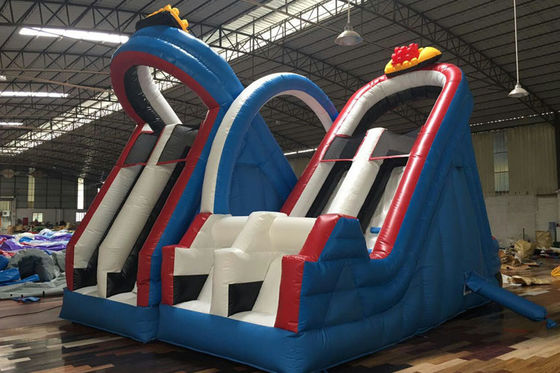 Diapositiva inflable de la montaña rusa del juego de los niños, diapositiva inflable del parque de Amusemet
