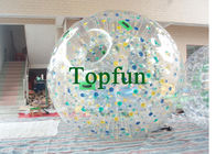 Bola de Zorb con el resplandor verde para la rampa inflable de Zorb/el deporte inflable de la bola de Grassplot