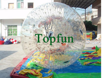 Bola inflable clara del PVC Zorb/bola humana inflable del hámster para la rampa inflable de Zorb