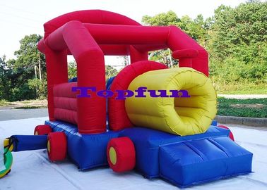 Casas comerciales de la despedida del camión inflable barato de la tela los 6.5m para el uso de la familia