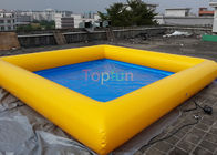 Piscina de agua inflable cuadrada de M del PVC 8 x 8 de 0,9 milímetros, piscina para la familia