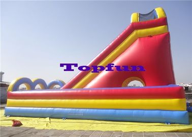Diapositiva inflable cuadrada de gran tamaño de la diversión de la publicidad de la alameda de la diapositiva