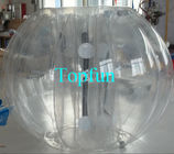 Bolas de parachoques inflables del PVC del grueso de la bola/1.00m m del cuerpo transparente
