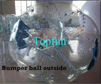 Bola de parachoques del tope del PVC Zorb de la bola 1.00m m del cuerpo inflable de los deportes al aire libre
