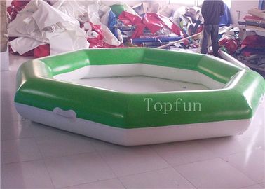 Piscinas inflables del uso de la familia, piscinas de agua hexagonales inflables de la lona del PVC