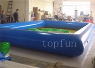 Las piscinas de agua inflables de la lona suave cuadrada del PVC para la familia utilizan/los niños/los adultos