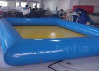 Las piscinas de agua inflables de la lona suave cuadrada del PVC para la familia utilizan/los niños/los adultos