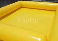 PVC inflable al aire libre cuadrado amarillo de las piscinas de agua para la bola que camina del agua