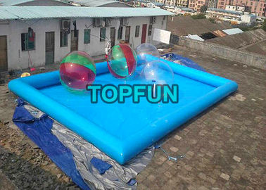 Piscinas inflables azules para las bolas inflables del tobogán acuático/del agua