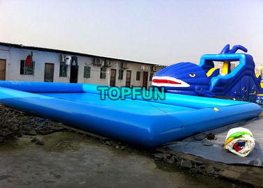 Piscinas inflables azules para las bolas inflables del tobogán acuático/del agua
