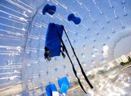 Balón de fútbol Juguete-Grande inflable transparente con el PVC durable/TPU de Platón