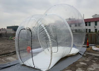 Prenda impermeable clara inflable grande de la tienda de la burbuja del PVC de los 4M para acampar