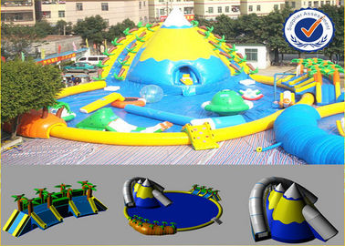 El agua inflable los 30M de la piscina inflable del PVC parquea la diapositiva enorme para el verano