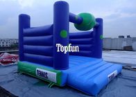 Castillo de salto inflable modificado para requisitos particulares, gorila azul marino personal de los deportes del boxeo