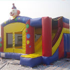 Casa y diapositiva de salto inflables de Boucy del castillo del payaso asombroso para el entretenimiento
