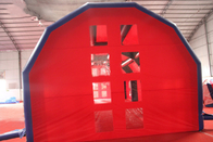 Tienda inflable roja grande del acontecimiento de la bóveda con la ventana para el anuncio publicitario