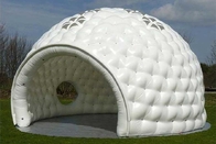 Tienda inflable blanca modificada para requisitos particulares del acontecimiento de la bóveda de la burbuja para el partido