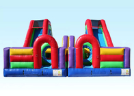 Lap Inflatable Dry Obstacle Course dual colorido para el niño