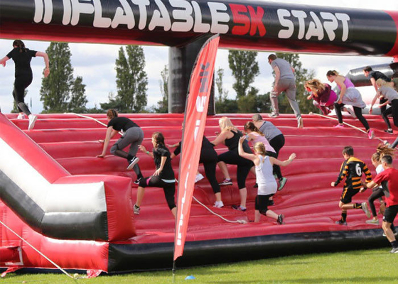 Juegos inflables de los deportes de la lona inflable de la carrera de obstáculos/PVC