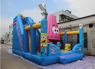 Spongebob y Patrick Star Inflatable Fun City explotan el parque de atracciones
