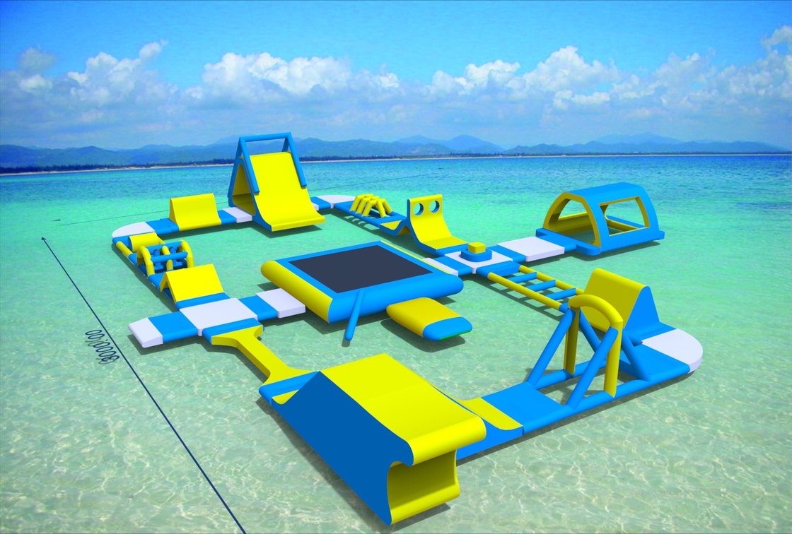 Instalaciones recreativas Parques acuáticos inflables Parques de diversiones al aire libre Parques acuáticos flotantes inflables gigantes