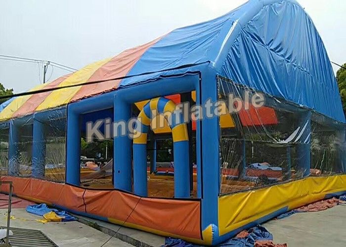 Tienda inflable gigante colorida modificada para requisitos particulares OEM del acontecimiento, tiendas inflables comerciales