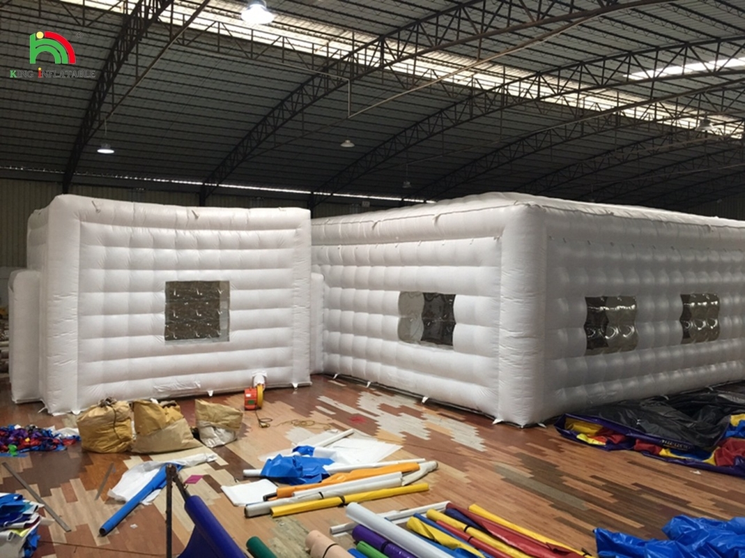 En el exterior Pvc Blanco Inflatable Club nocturno Inflable Club nocturno Eventos de bodas Fiesta Cubo tienda de campaña en venta