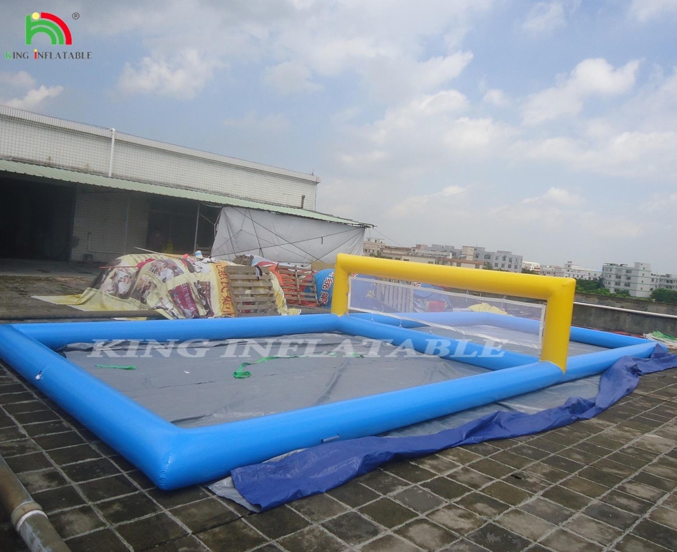 Adultos Niños Volleyball Inflable Arreglado Juegos Deportivos Inflables Volleyball Inflable Piscina Con Red