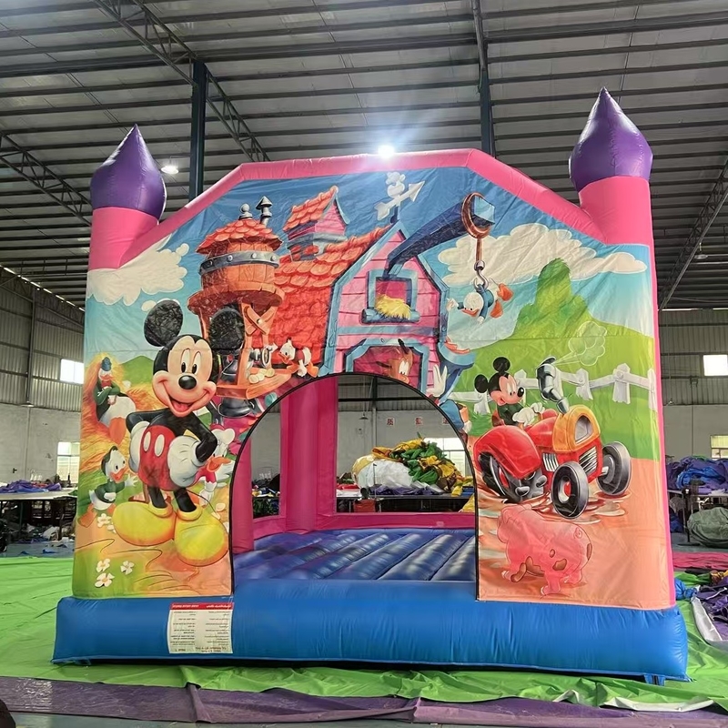 Casa de salteadores inflables Mickey Mouse Salto inflables Castillo de salto Casa de salto para niños adultos fiesta