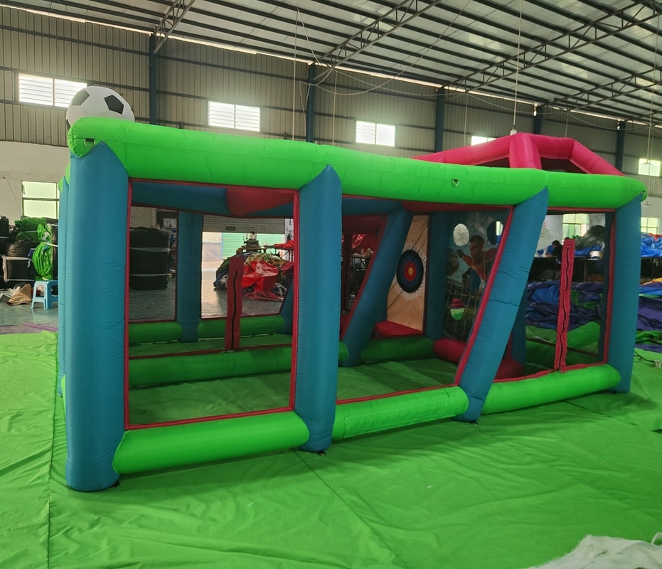 Juego de deportes inflables Lanzamiento de objetivos Dartboard Juego de objetivos inflables Bubble Eventos de fútbol Corte de objetivos