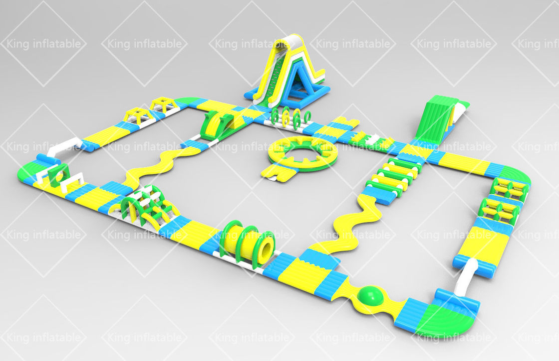 2021 Bespoke Design New Aqua Park Inflatable Floating Water Park With Obstacle Course
