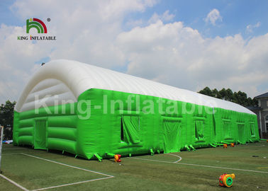 Tienda inflable verde material grande de encargo del acontecimiento del PVC para hacer publicidad